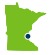 Minnesota map showing office location
