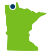 Minnesota map showing office location